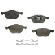AGNA BRAKES - PLD1044C - Front Ceramic Disc Brake Pad Set
