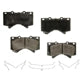 AGNA BRAKES - PLD1303C - Front Ceramic Disc Brake Pad Set