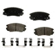 AGNA BRAKES - PLD1421C - Front Ceramic Disc Brake Pad Set