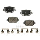 AGNA BRAKES - PLD1733C - Front Ceramic Disc Brake Pad Set