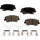 Front Ceramic Pads by AGNA BRAKES - PLD1828C