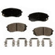 AGNA BRAKES - PLD1855C - Front Ceramic Disc Brake Pad Set