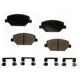 AGNA BRAKES - PLD1886C - Front Ceramic Disc Brake Pad Set