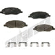 Front Ceramic Pads by AGNA BRAKES - CXD1345
