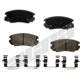 Front Ceramic Pads by AGNA BRAKES - CXD1421