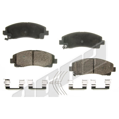 Front Ceramic Pads by AGNA BRAKES - CXD1584