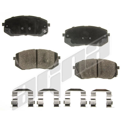 Front Ceramic Pads by AGNA BRAKES - CXD1803