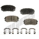 Front Ceramic Pads by AGNA BRAKES - CXD1803