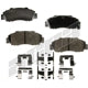 Front Ceramic Pads by AGNA BRAKES - CXD503