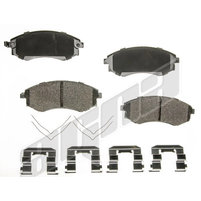 Front Ceramic Pads by AGNA BRAKES - CXD700