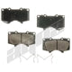 Front Ceramic Pads by AGNA BRAKES - CXD976