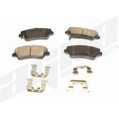 Front Ceramic Pads by AGNA BRAKES - PLD1543C
