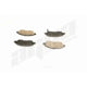 Front Ceramic Pads by AGNA BRAKES - PLD1592C