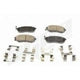 Front Ceramic Pads by AGNA BRAKES - PLD815AC