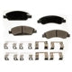 AGNA BRAKES - CXD1363 - Front Premium Ceramic Disc Brake Pad Set