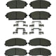 AGNA BRAKES - CXD1728 - Front Disc Brake Pad Set