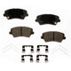 AGNA BRAKES - CXD1971 - Front Premium Ceramic Disc Brake Pad Set