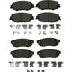 AGNA BRAKES - CXD2045 - Front Premium Ceramic Disc Brake Pad Set