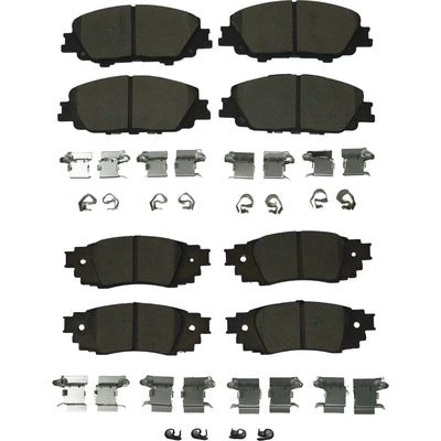 AGNA BRAKES - CXD2045 - Front Premium Ceramic Disc Brake Pad Set