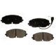AGNA BRAKES - CXD2074 - Front Premium Ceramic Disc Brake Pad Set