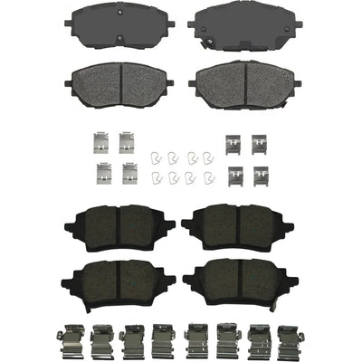 AGNA BRAKES - CXD2076 - Front Premium Ceramic Disc Brake Pad Set
