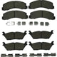 AGNA BRAKES - CXD2087 - Front Premium Ceramic Disc Brake Pad Set