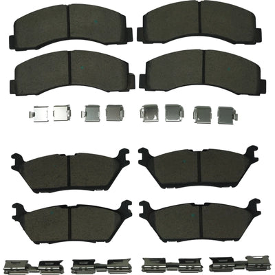 AGNA BRAKES - CXD2087 - Front Premium Ceramic Disc Brake Pad Set