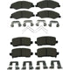 AGNA BRAKES - CXD2089 - Front Premium Ceramic Disc Brake Pad Set