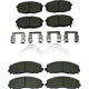 AGNA BRAKES - CXD2094 - Front Premium Ceramic Disc Brake Pad Set