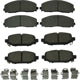 AGNA BRAKES - CXD2177 - Front Premium Ceramic Disc Brake Pad Set