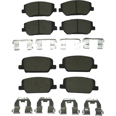 AGNA BRAKES - CXD2198 - Front Premium Ceramic Disc Brake Pad Set