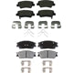 AGNA BRAKES - CXD2285 - Front Premium Ceramic Disc Brake Pad Set