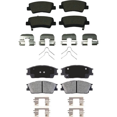 AGNA BRAKES - CXD2285 - Front Premium Ceramic Disc Brake Pad Set