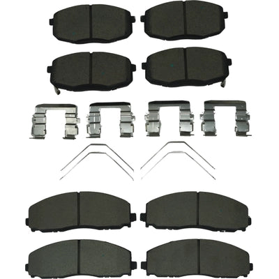 AGNA BRAKES - CXD2307 - Front Premium Ceramic Disc Brake Pad Set