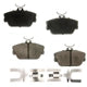 AGNA BRAKES - CXD598 - Front Premium Ceramic Disc Brake Pad Set