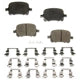 AGNA BRAKES - CXD707 - Front Premium Ceramic Disc Brake Pad Set