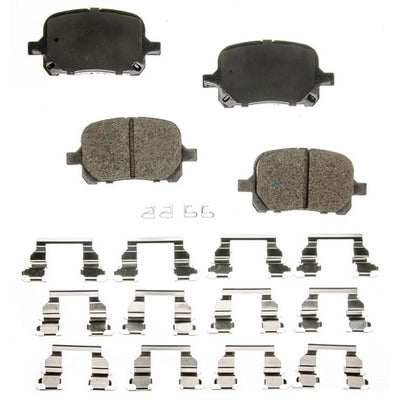 AGNA BRAKES - CXD707 - Front Premium Ceramic Disc Brake Pad Set