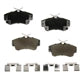 AGNA BRAKES - CXD841 - Front Premium Ceramic Disc Brake Pad Set