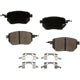 AGNA BRAKES - CXD969 - Front Premium Ceramic Disc Brake Pad Set