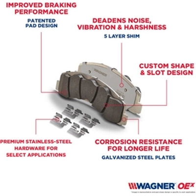 WAGNER - OEX1815 - Front Premium Ceramic Pads