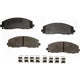AGNA BRAKES - ALD1589M - Front Semi Metallic Pads