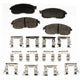 AGNA BRAKES - ALD815AM - Front Semi Metallic Pads