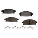 AGNA BRAKES - ALD855M - Front Semi Metallic Pads
