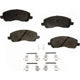AGNA BRAKES - ALD866M - Front Semi Metallic Pads