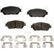 Front Semi Metallic Pads by AGNA BRAKES - ALD906M