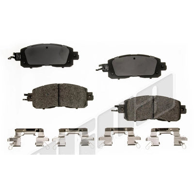 Front Semi Metallic Pads by AGNA BRAKES - ALD1650M