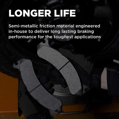 Front Severe Duty Pads by WAGNER - SX1414