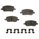 AGNA BRAKES - PLD1093C - Rear Ceramic Disc Brake Pad Set