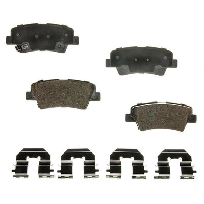 AGNA BRAKES - PLD1313C - Rear Ceramic Disc Brake Pad Set