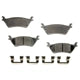 AGNA BRAKES - PLD1602C - Rear Ceramic Disc Brake Pad Set